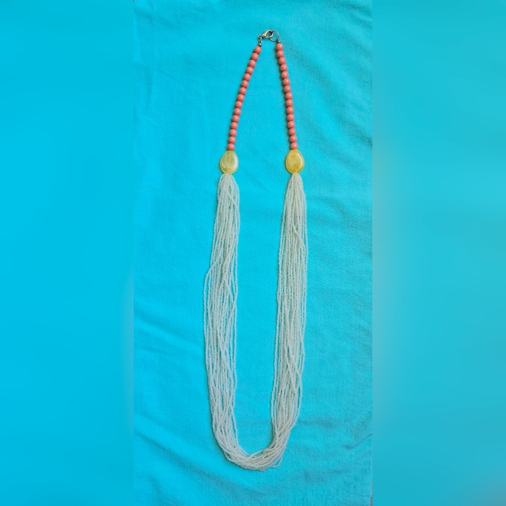 ( Anthropologie ) Multi-Strand Long Beaded Necklace
